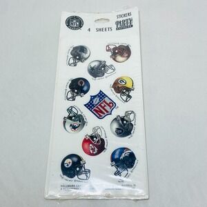 Vintage NFL‎ Teams Riddell Hallmark Stickers 1990s 4 Sheets Party Express